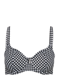 Freya CHECK IN UW SWEETHEART BIKINI TOP - Bikinier - MONOCHROME / black