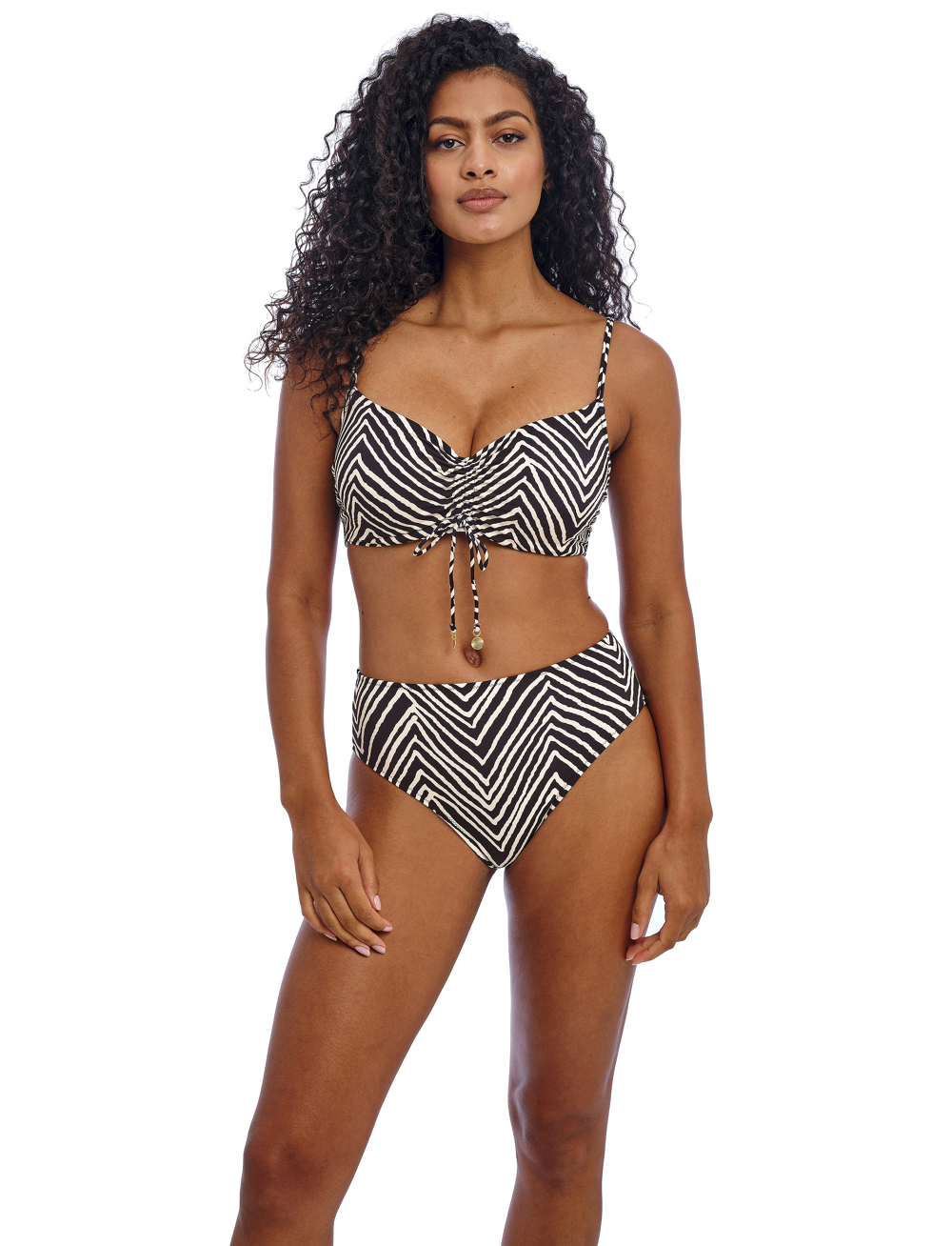 Freya - FIJI FALLS - bandeau bikini - black - 0