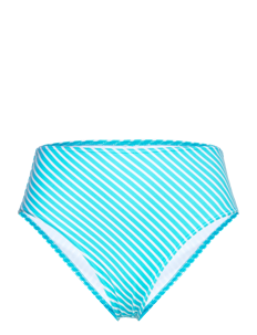 Freya JEWEL COVE HIGH WAIST BIKINI BRIEF - Bikinier - STRIPE TURQUOISE / blue