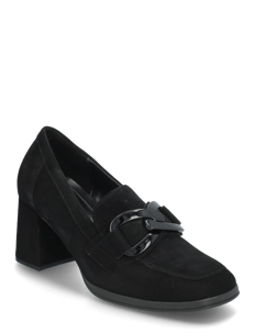 Gabor Loafer - Mokasiner med hæl - BLACK / black