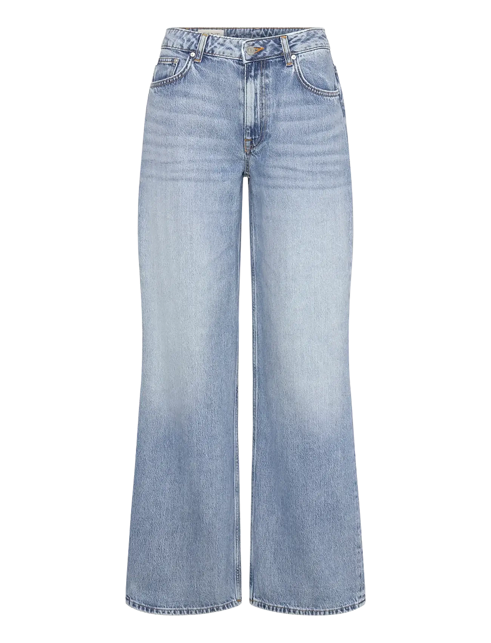 GANT - REL STRAIGHT JEANS - straight jeans - semi light blue broken in - 0