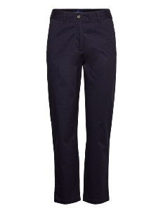 GANT SLIM CHINOS - Bukser - EVENING BLUE / navy