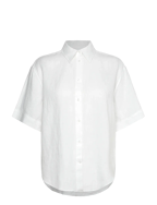 REL LINEN SS SHIRT - WHITE