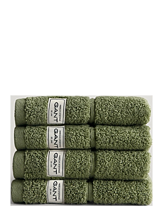 GANT PREMIUM TOWEL 30X30 4-PACK - GANT Home - AGAVE GREEN / green