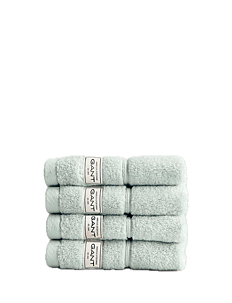 GANT PREMIUM TOWEL 30X30 4-PACK - GANT Home - CLEAR TURQUOISE / green