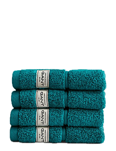 GANT PREMIUM TOWEL 30X30 4-PACK - GANT Home - OCEAN TURQUOSIE / green