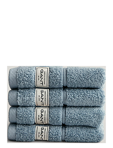 GANT PREMIUM TOWEL 30X30 4-PACK - GANT Home - WAVES / blue