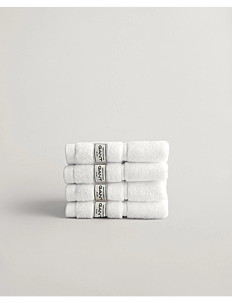 GANT PREMIUM TOWEL 30X30 4-PACK - GANT Home - WHITE / white