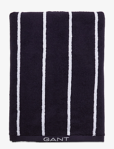 GANT STRIPE TOWEL 50X70 - GANT Home - EVENING BLUE / navy