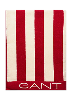 GANT BLOCK STRIPE BEACH TOWEL - GANT Home - BRIGHT RED / red