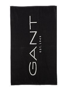 GANT GANT EST. 1949 BEACH TOWEL - GANT Home - BLACK / black