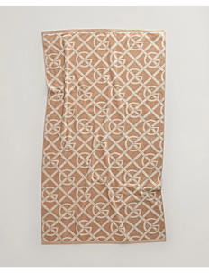 GANT G-PATTERN BEACH TOWEL - GANT Home - DRY SAND / beige