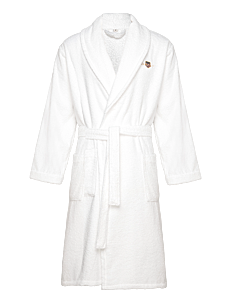 GANT ARCHIVE SHIELD TERRY ROBE - GANT Home - WHITE / white