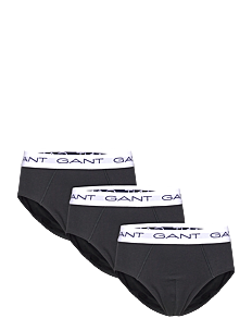 GANT BRIEF 3-PACK - Underbukser - BLACK / black