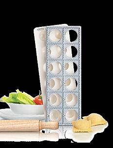 Gefu Ravioli / Pasta-case maker TASCA, 3 pcs. - Pastamaskiner & Tilbehør - WHITE / white