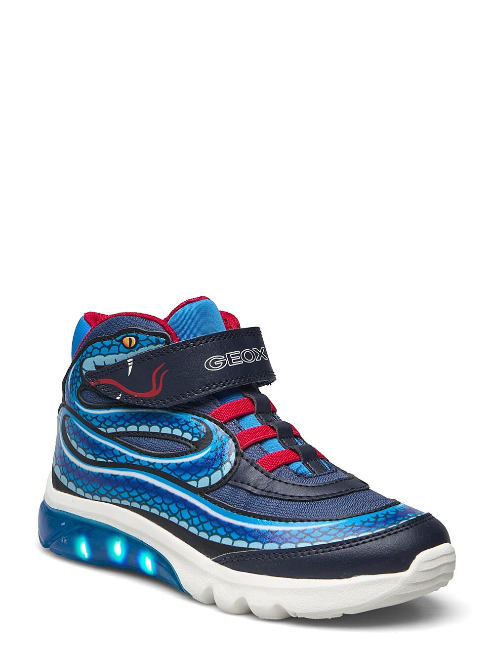 GEOX - J CIBERDRON BOY B - blinkende sneakers - navy/sky - 0