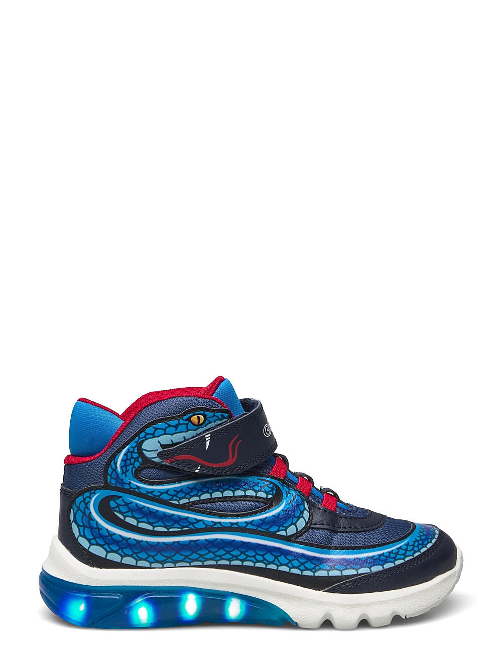 GEOX - J CIBERDRON BOY B - blinkende sneakers - navy/sky - 1