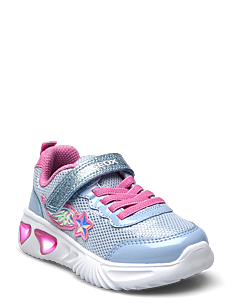 GEOX J ASSISTER GIRL B - Sneakers - LTBLU/PINK / blue