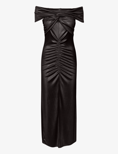 Gestuz GabriGZ sl long dress - Selskapskjoler - BLACK / black