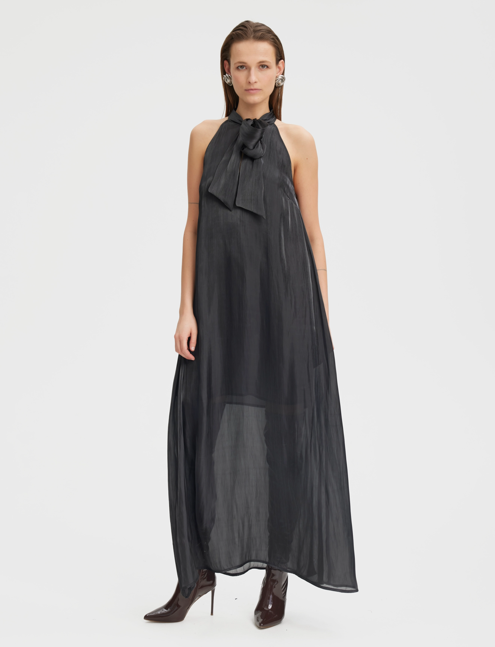 Gestuz - YaliaGZ long dress - selskapskjoler - black - 3