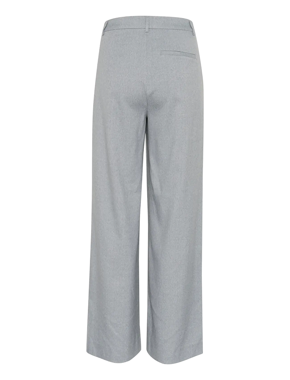 Gestuz - GZpaulia melange MW wide pants - dressbukser - greyblue melange - 2