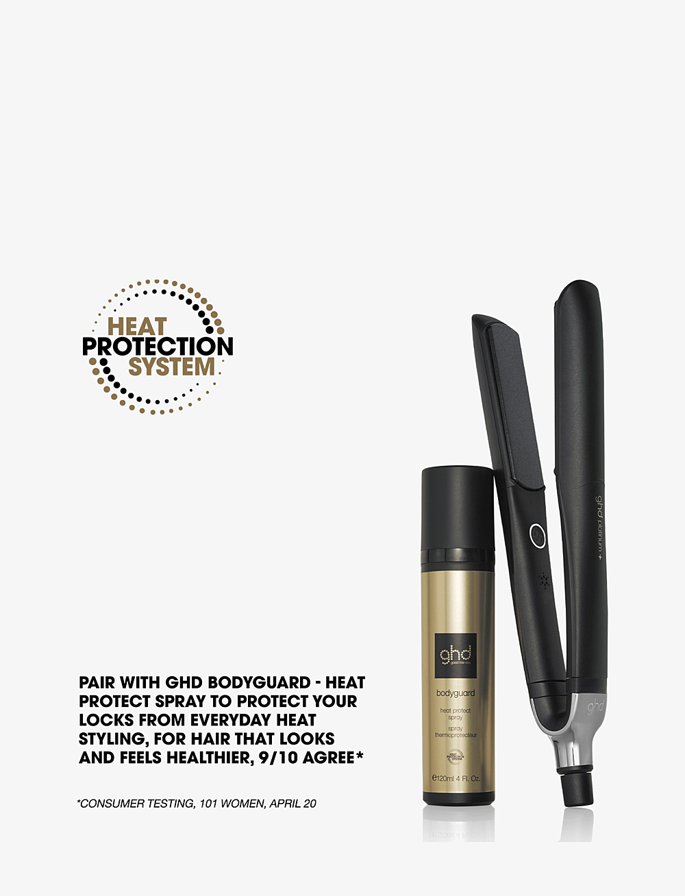 ghd - ghd Platinum+ Hair Straightener Black - rettetang - black - 4