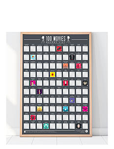 Gift Republic Bucketlist 100 Movies - Plakater - BLACK / black