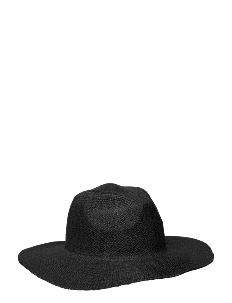 Gina Tricot Helen straw hat - Stråhatter - BLACK / black