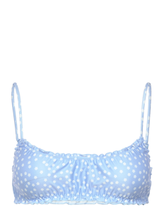 Gina Tricot Cute frill bikini top - Bikinier - BLUE DITSY (6890) / blue