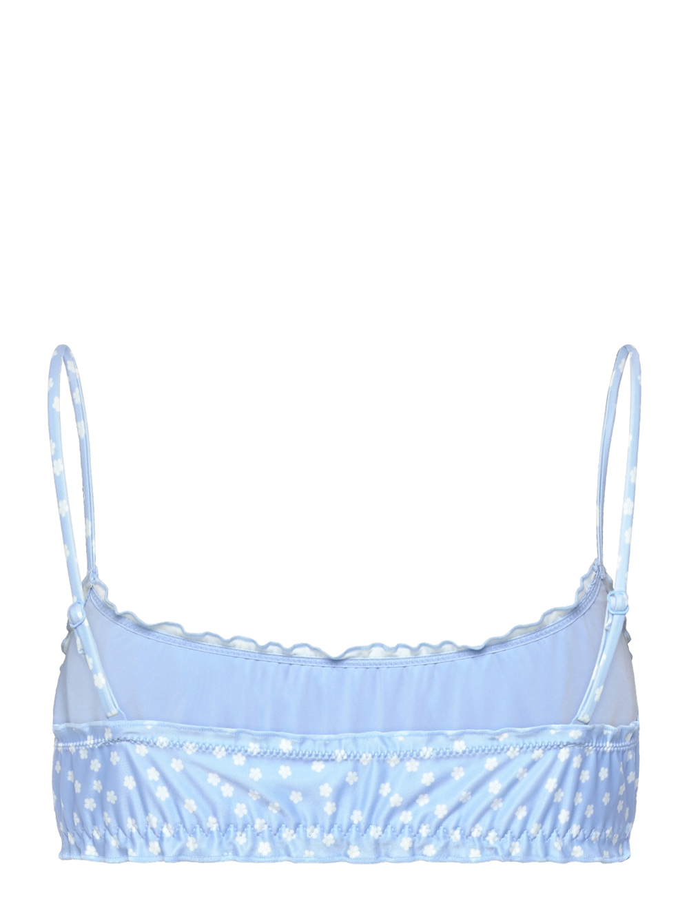 Gina Tricot - Cute frill bikini top - bandeau bikini - blue ditsy (6890) - 1