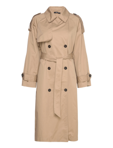 Gina Tricot Maxi trench coat - Kåper - BEIGE (1040) / beige