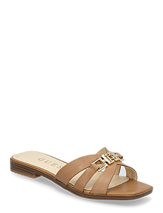 GUESS REALLA - Flate sandaler - TAN / beige