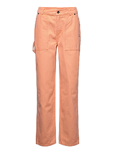 H2O Fagerholt Love In Amsterdam Pants - Rette bukser - PEACH / orange