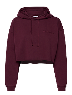 H2O Fagerholt Pro Cropped Sweat Hoodie - H2O Fagerholt - PLUM WINE / burgundy