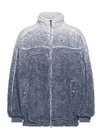 Piana Pile Jacket - LIGHT BLUE/DARK BLUE