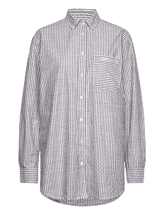 H2O Fagerholt Holiday Shirt - H2O Fagerholt - BROWN STRIPE / brown