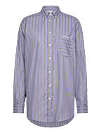 Holiday Shirt - DARK BLUE STRIPE