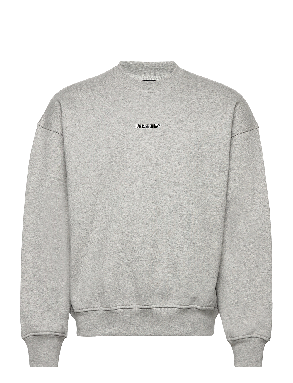 HAN Kjøbenhavn - Daily Oversized Crew Neck - shop etter anledning - grey melange - 0