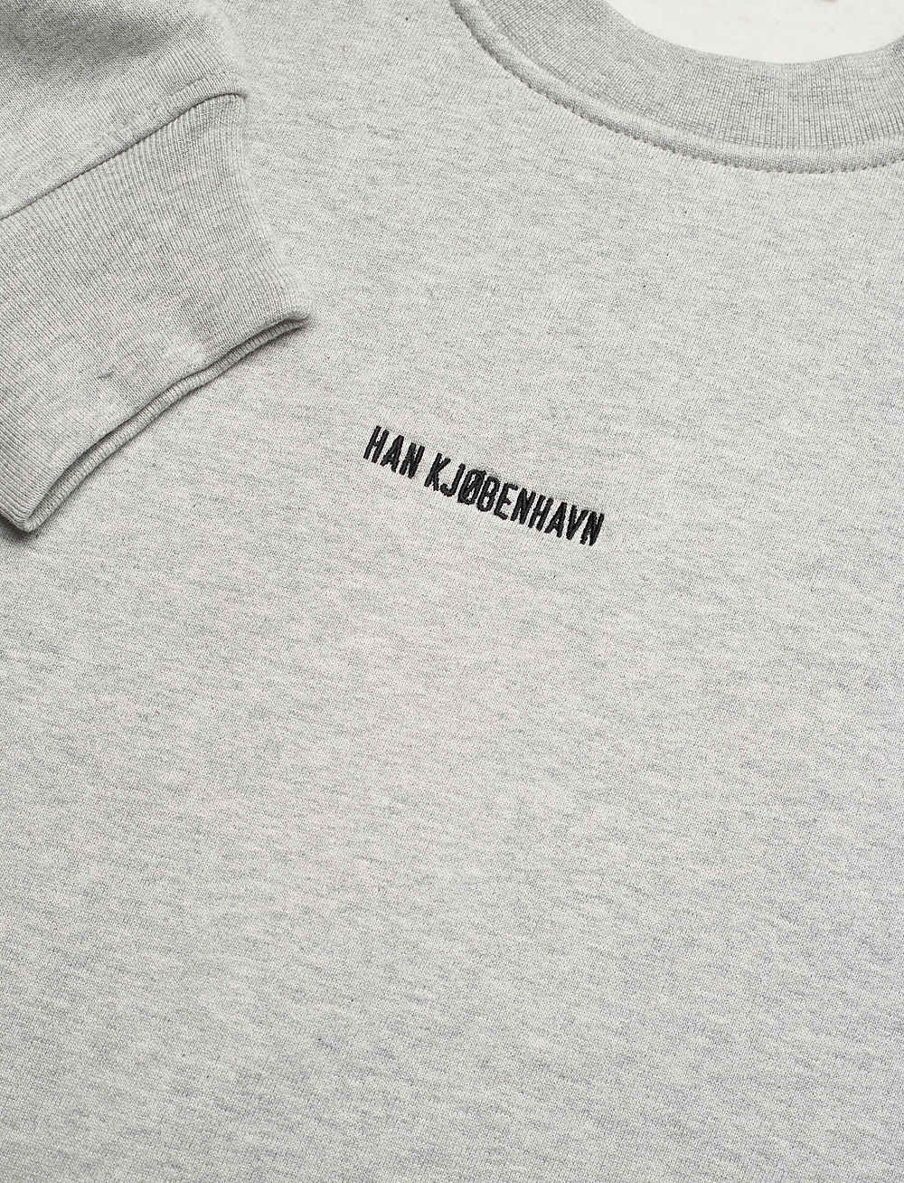 HAN Kjøbenhavn - Daily Oversized Crew Neck - shop etter anledning - grey melange - 2