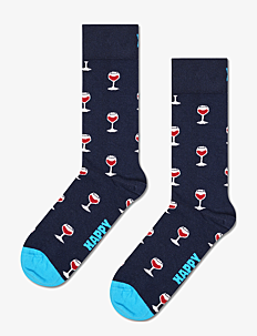 Happy Socks Glass Of Wine Sock - Sokker - NAVY / navy