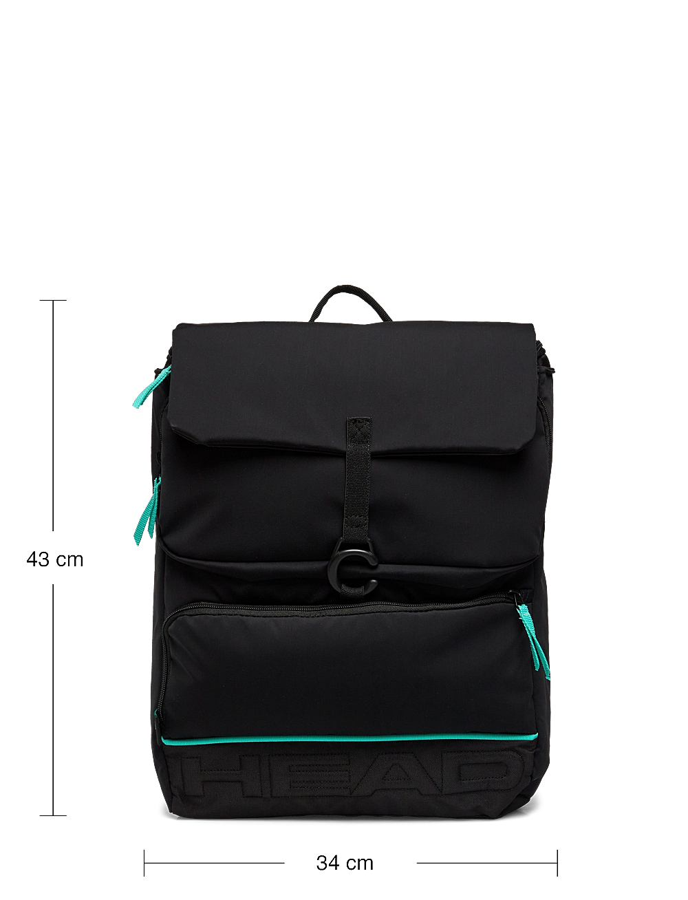 Head - Coco Backpack - vesker for racketsport - black/mint - 4