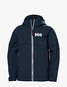 Helly Hansen JR RIGGING RAIN JACKET - Skall- og regnjakker - NAVY / blue