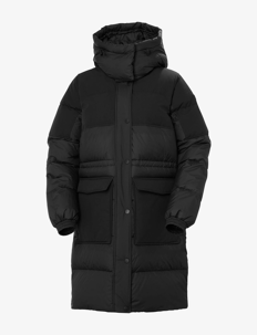 Helly Hansen W ESCAPE DOWN COAT - Kåper - BLACK / black