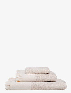 Høie of Scandinavia  Nature Hemp towel - Tekstiler - NATURE / cream