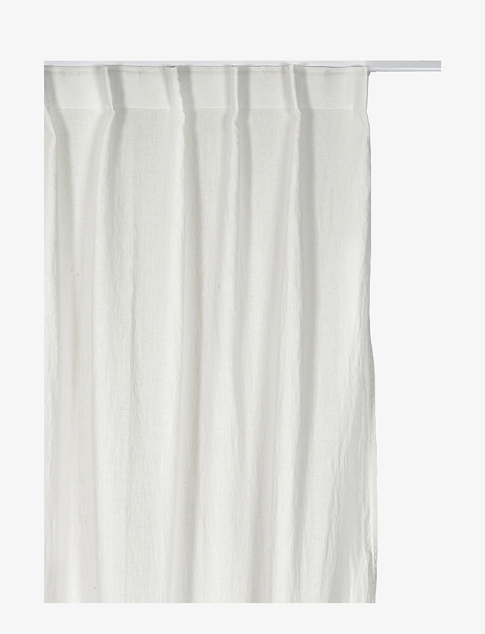 Himla - Sunrise Curtain with heading tape - lange gardiner - white - 0