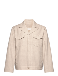 HOLZWEILER Sivert Linen Mix Jacket - Jakker - SAND / beige