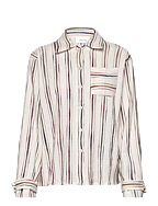 Kydia Stripe Shirt - WHITE STRIPE