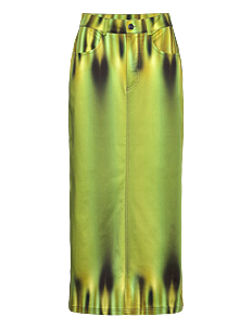 Hosbjerg Khloe Leek Skirt - Klær - GREEN LEEK / green