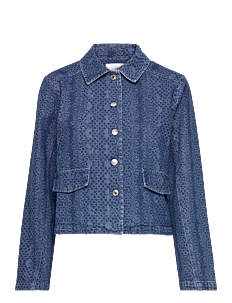 Hosbjerg Karin Patch Jackets - Klær - DENIM / blue