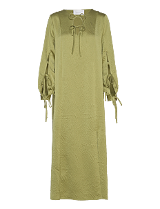 Hosbjerg Katarina Dress - Klær - MOSS GREEN / khaki/green